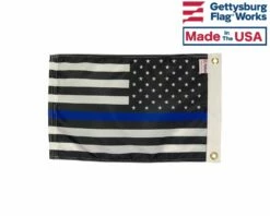 THIN BLUE LINE-USA DESIGN FLAG-CHOOSE OPTIONS -flag sale tbl boat 2