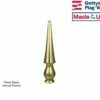 Fancy Round Spear Finial