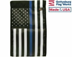 Thin Blue Line - USA Design Garden Flag