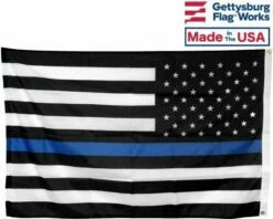 THIN BLUE LINE-USA DESIGN FLAG-CHOOSE OPTIONS -flag sale thin blue usa fs658f02161 b 1