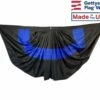 Pleated Fan Police Thin Blue Line-3x6'