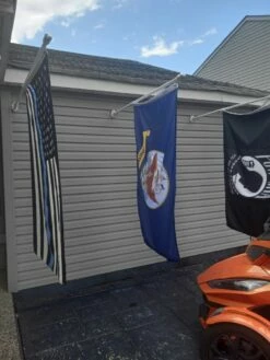 THIN BLUE LINE-USA DESIGN FLAG-CHOOSE OPTIONS -flag sale thin blue navy and pow flags