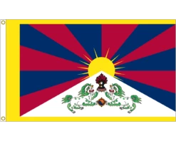Flag Of Tibet - Tibetan Snow Lion Flag -flag sale tibet flag 2