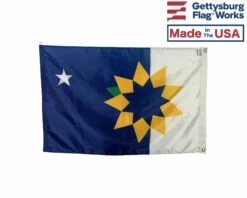 City Of Topeka, Kansas Flag -flag sale topeka back