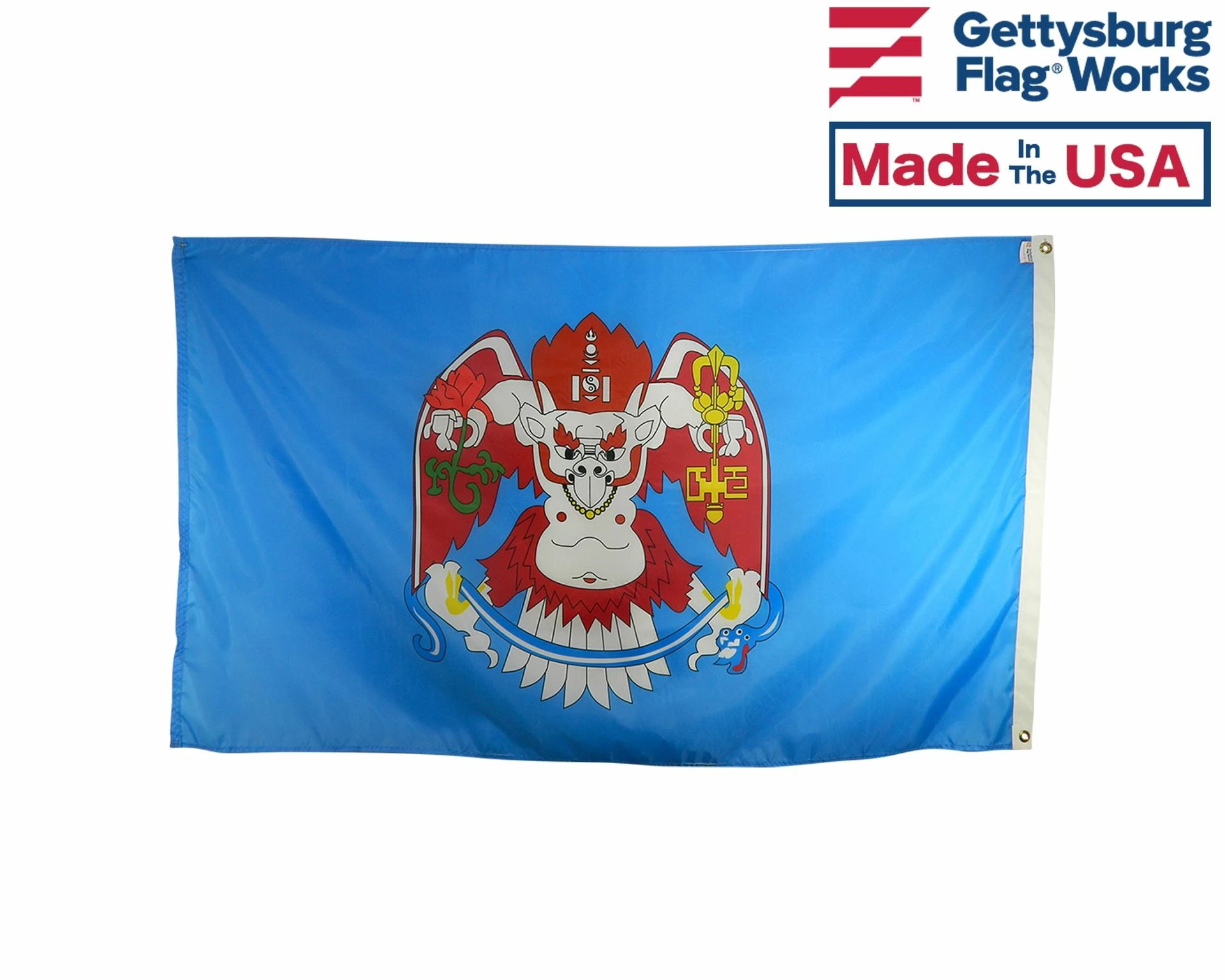 Flag Of Ulaanbaatar, Mongolia - Choose Options 2 Flag Of Ulaanbaatar, Mongolia - Choose Options - Image 2