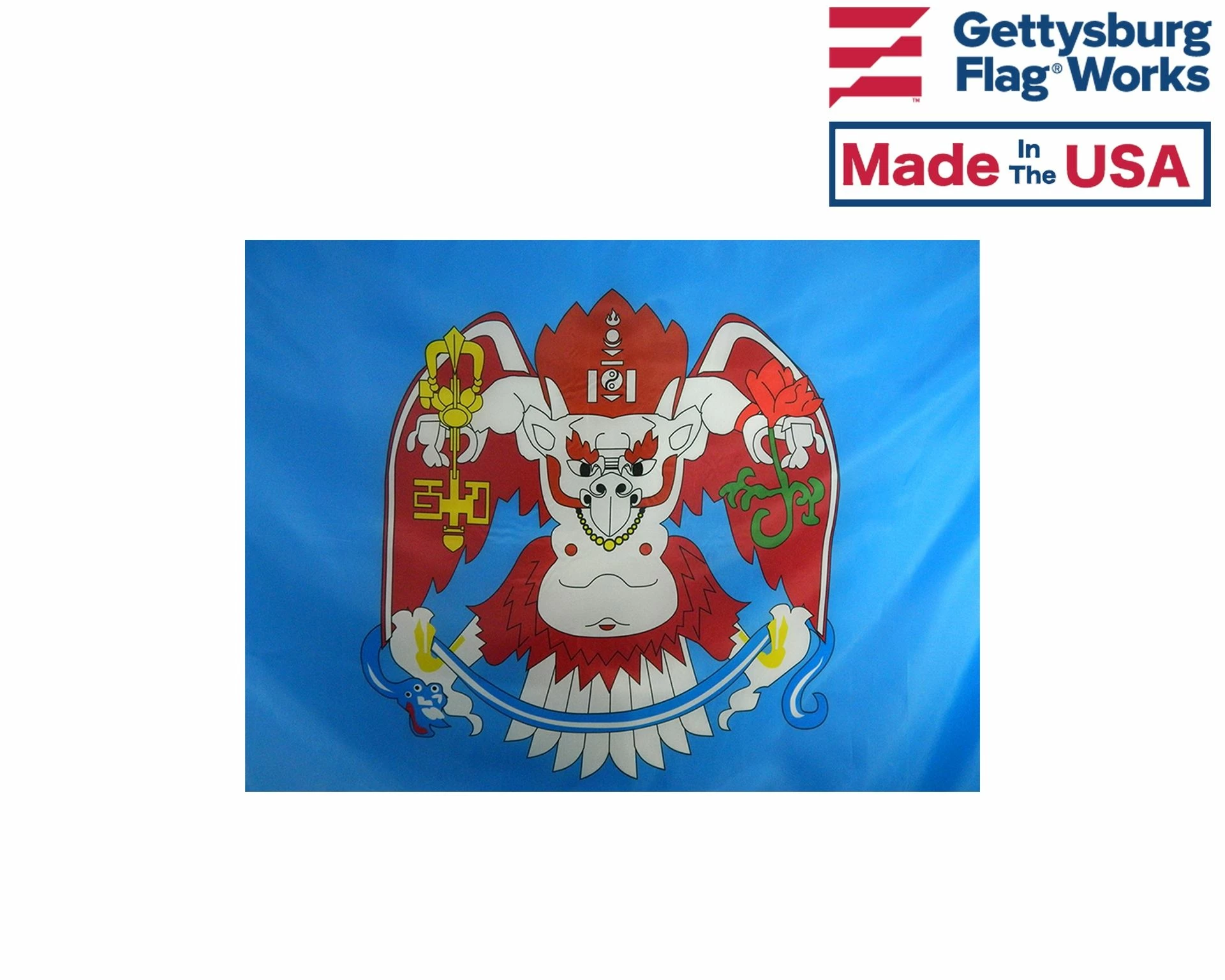 Flag Of Ulaanbaatar, Mongolia - Choose Options 3 Flag Of Ulaanbaatar, Mongolia - Choose Options - Image 3