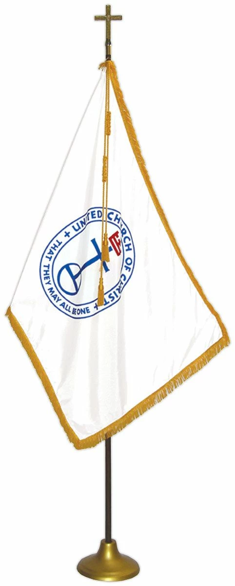 United Church Of Christ Indoor Flag Set 1 United Church Of Christ Indoor Flag Set
