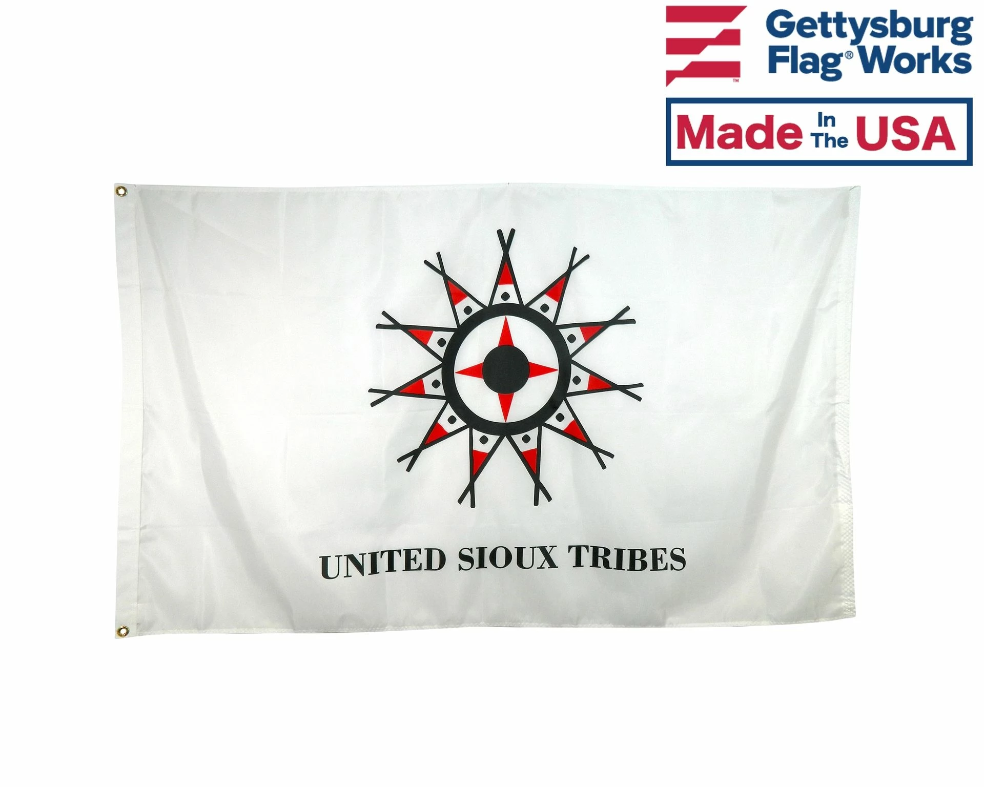 Flag Of The United Sioux Tribes 1 Flag Of The United Sioux Tribes