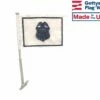 POLICE CAR WINDOW FLAG