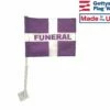 Funeral Car Window Flag
