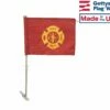 FIRE DEPT. CAR WINDOW FLAG