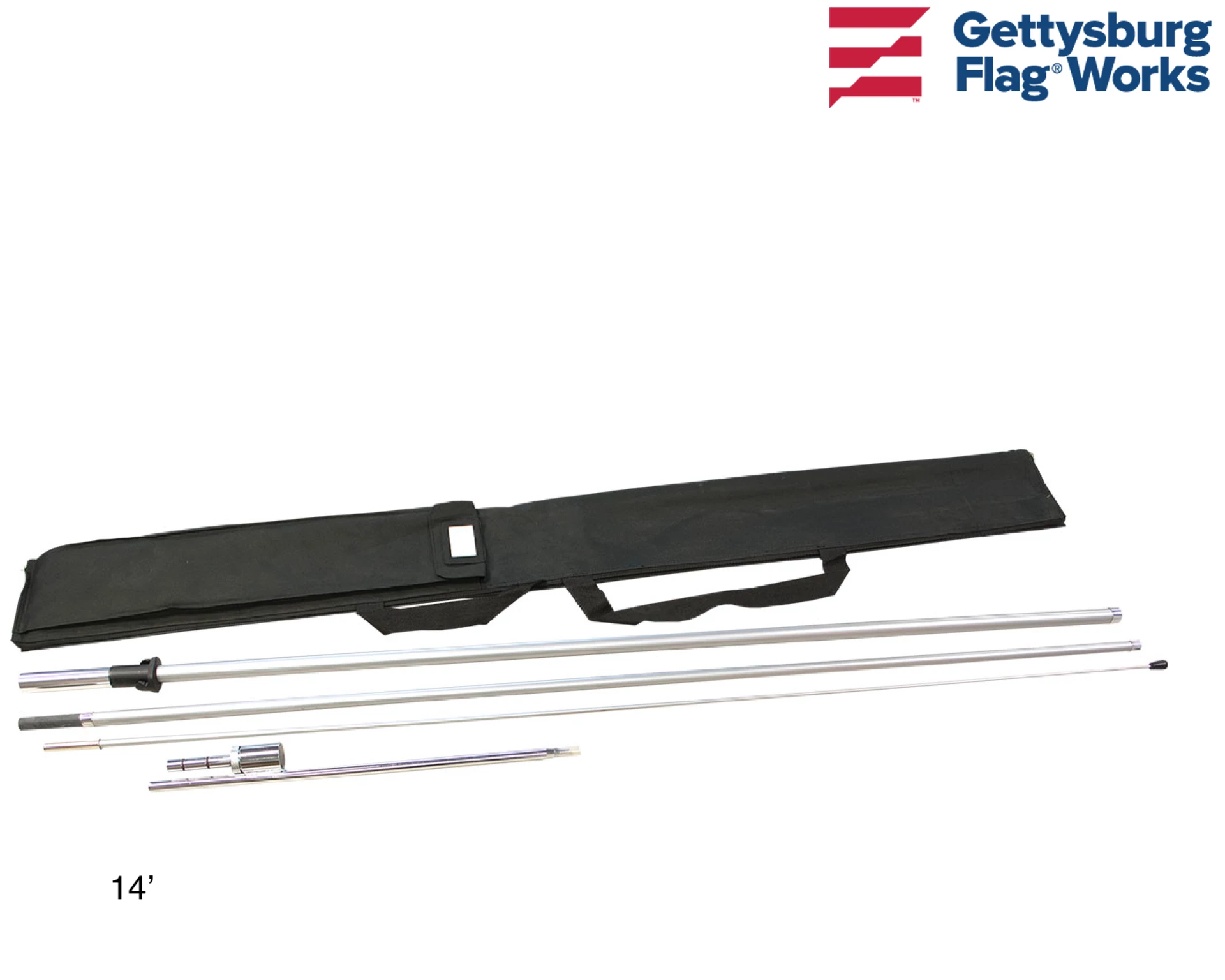 Wave Flagpole - CHOOSE OPTIONS 1 Wave Flagpole - CHOOSE OPTIONS