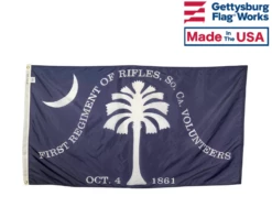 1st SC Rifles Flag - 3x5'