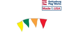 Multi-Color Triangle Pennants