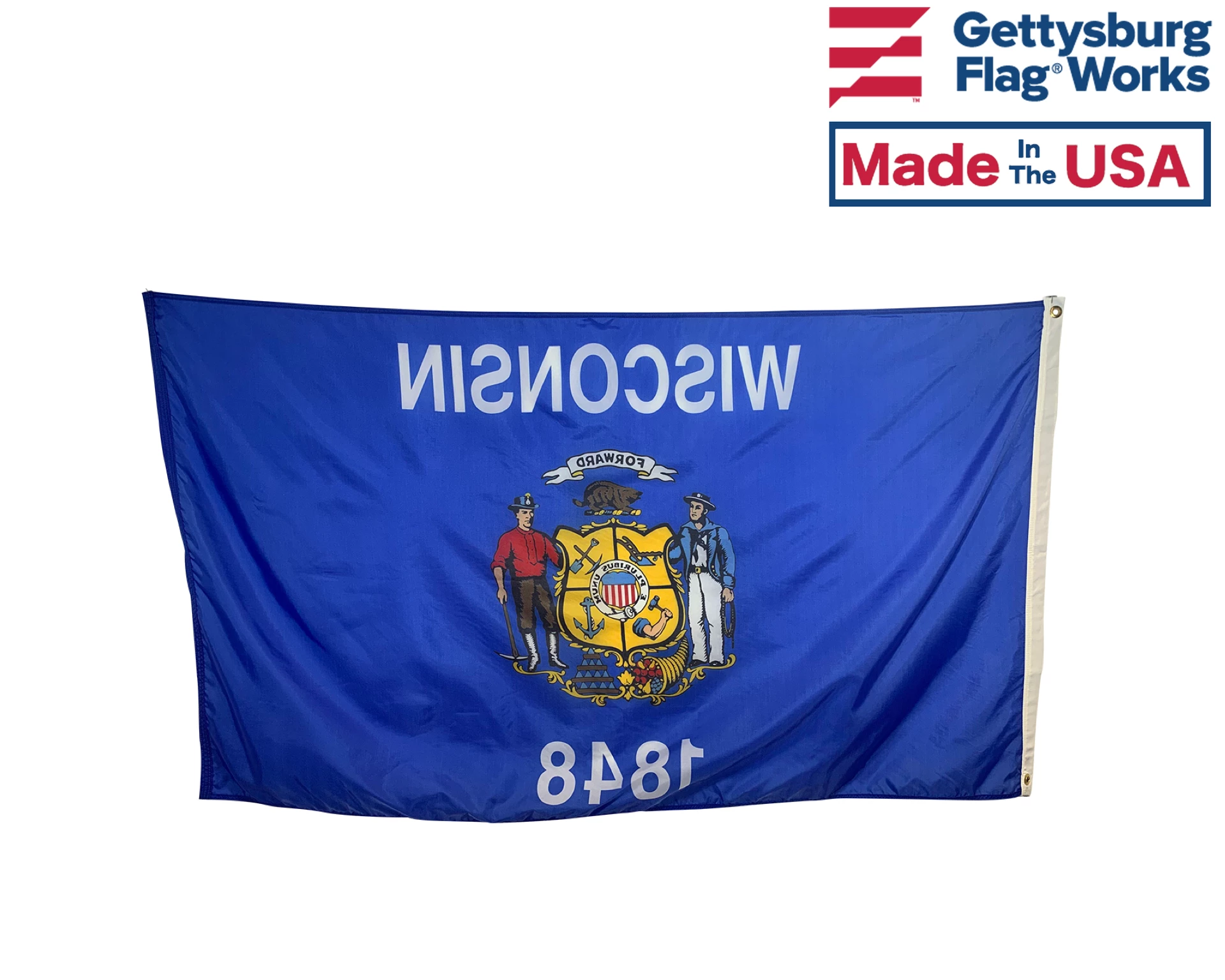 Wisconsin Flag - Outdoor 3 Wisconsin Flag - Outdoor - Image 3