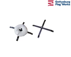 Teardrop Flagpole Surface Mount Stand