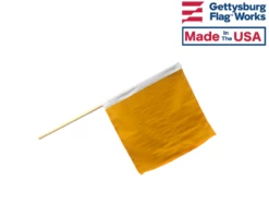 Motorcycle Racing Caution Flag - 30x30" Choose Options