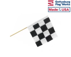 Motorcycle Racing Checkered End Of Race Flag - 30x30" - Choose Options