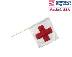 Motorcycle Racing Ambulance Flag - 30x30"