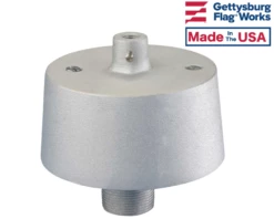 Internal Halyard Single Truck, Rope Style