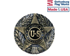 US War Veteran Thermoplastic Bronze Grave Marker