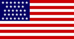 Historical American 31 Star Flag