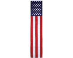 Embroidered American Flag Pulldown With 5 Stripes
