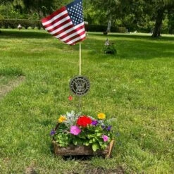 Navy Grave Marker - Choose Options -flag sale us navy grave marker with stick flag