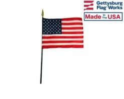 Six Flags Over Texas Historical American Flag Set - 4x6" -flag sale usa 50 star