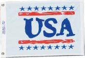 USA Patriotic Boat Flag