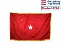 Army Brigadier General (1 Star) Army Officer Indoor Flag - Choose Options