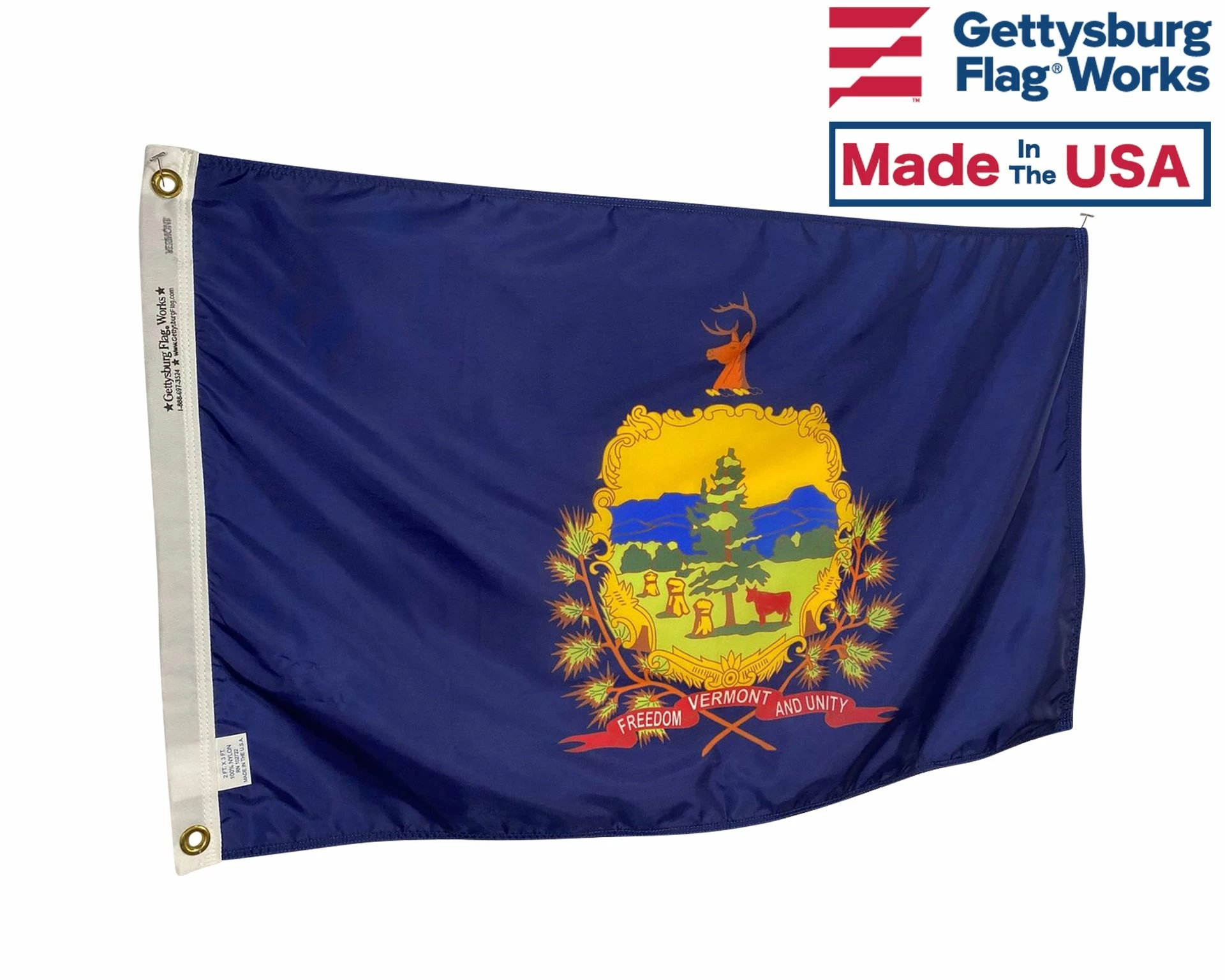 Vermont Flag - Outdoor 2 Vermont Flag - Outdoor - Image 2