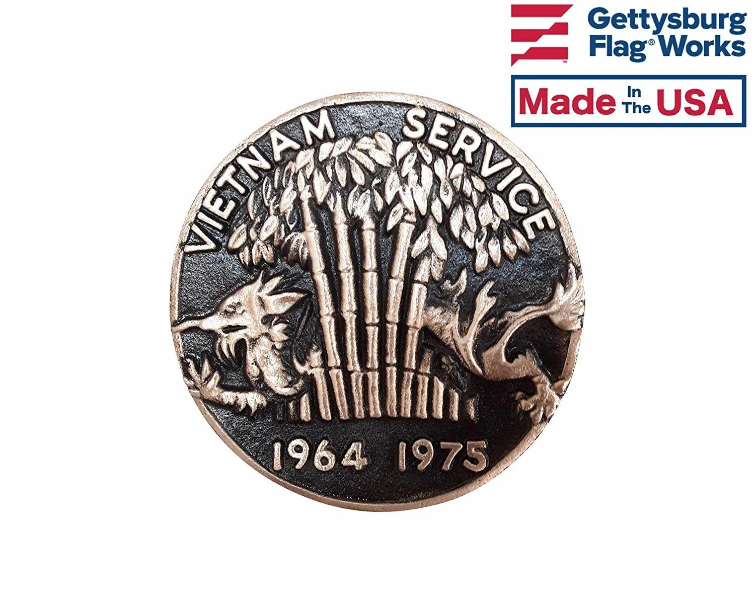 Vietnam Bamboo Grave Marker-Bronze 1 Vietnam Bamboo Grave Marker-Bronze