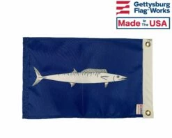 Wahoo Flag - 12x18" -flag sale wahoo back temp
