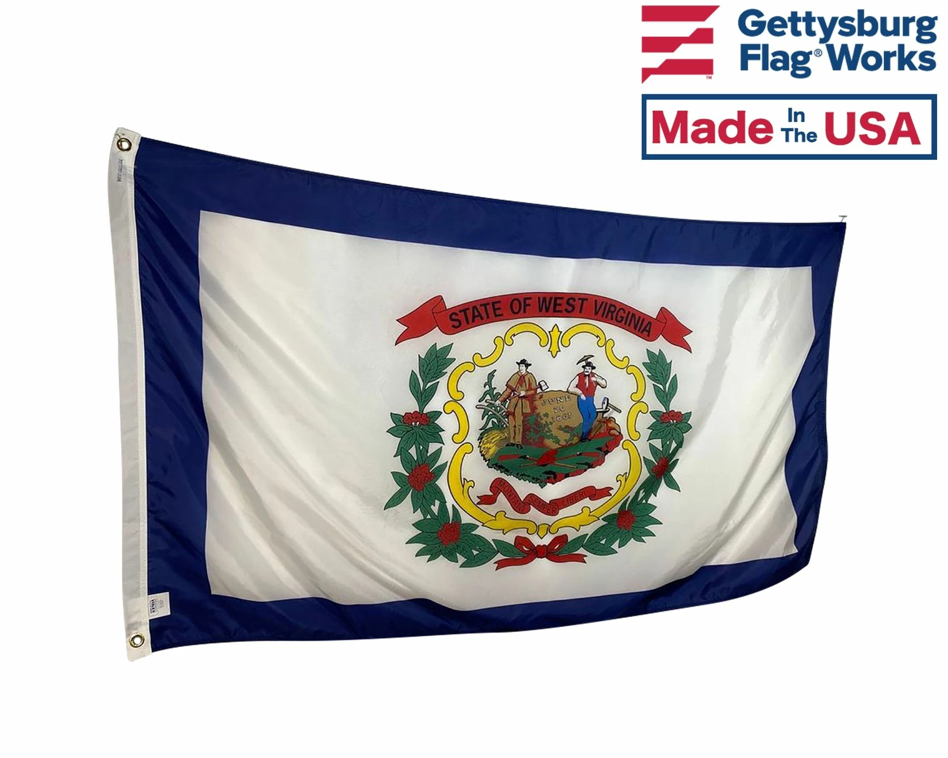 West Virginia Flag - Outdoor 2 West Virginia Flag - Outdoor - Image 2