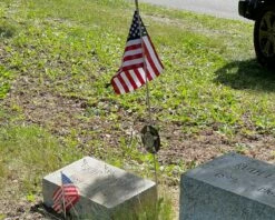 WWI Grave Marker - Choose Options -flag sale world war i grave marker on grave