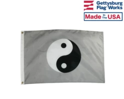 Yin And Yang - Taoism Flag